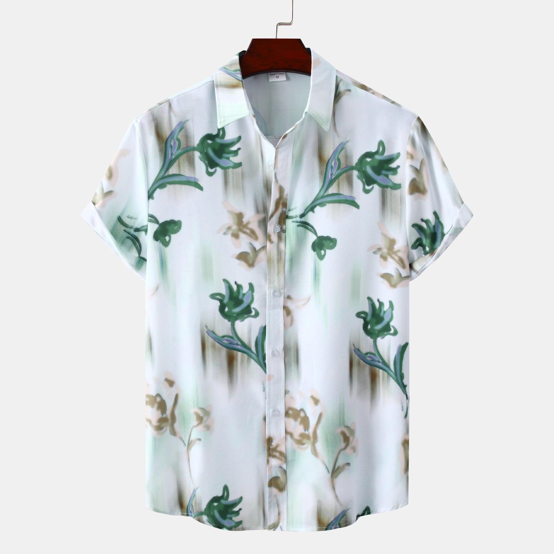 Hawaiian Floral Men's Short-sleeved - Paaka