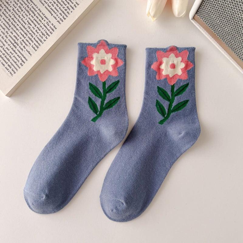 Cotton Socks Flower Model - Paaka