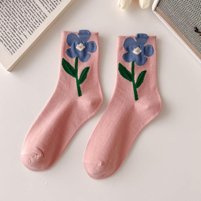 Cotton Socks Flower Model - Paaka